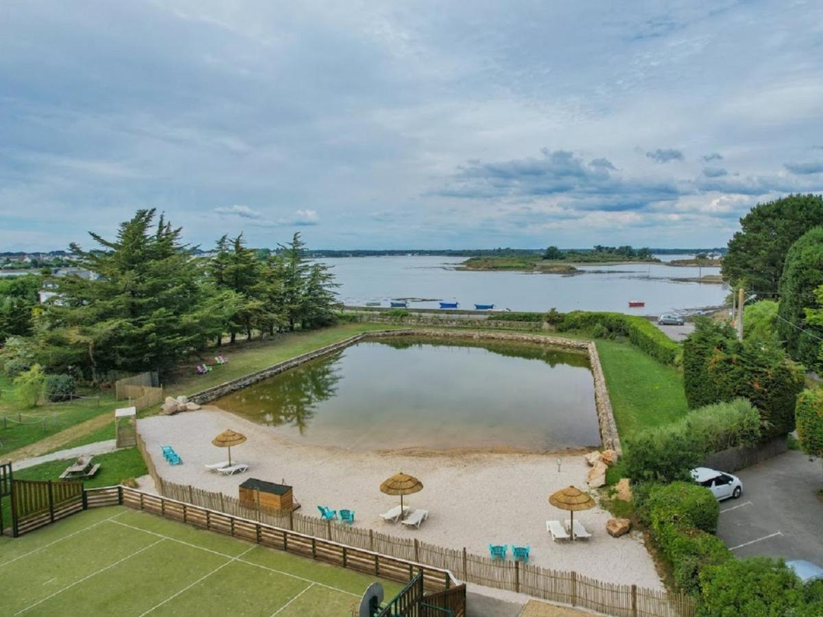 Camping Paradis Le Moulin Des Oies Belz Екстериор снимка