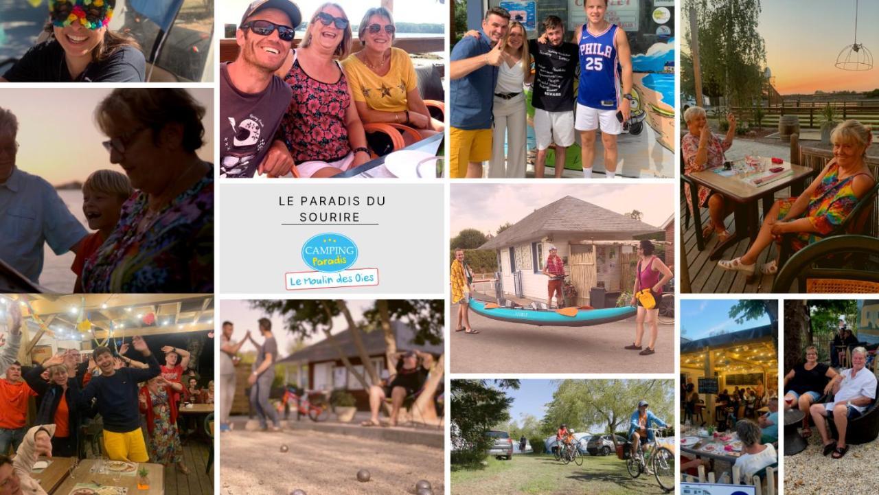 Camping Paradis Le Moulin Des Oies Belz Екстериор снимка