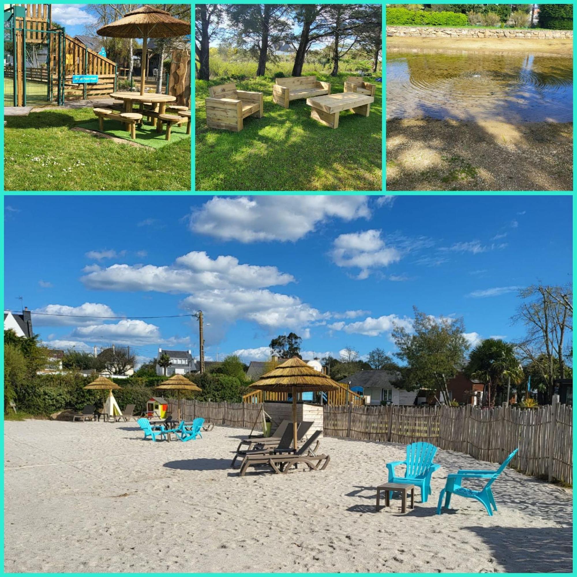 Camping Paradis Le Moulin Des Oies Belz Екстериор снимка