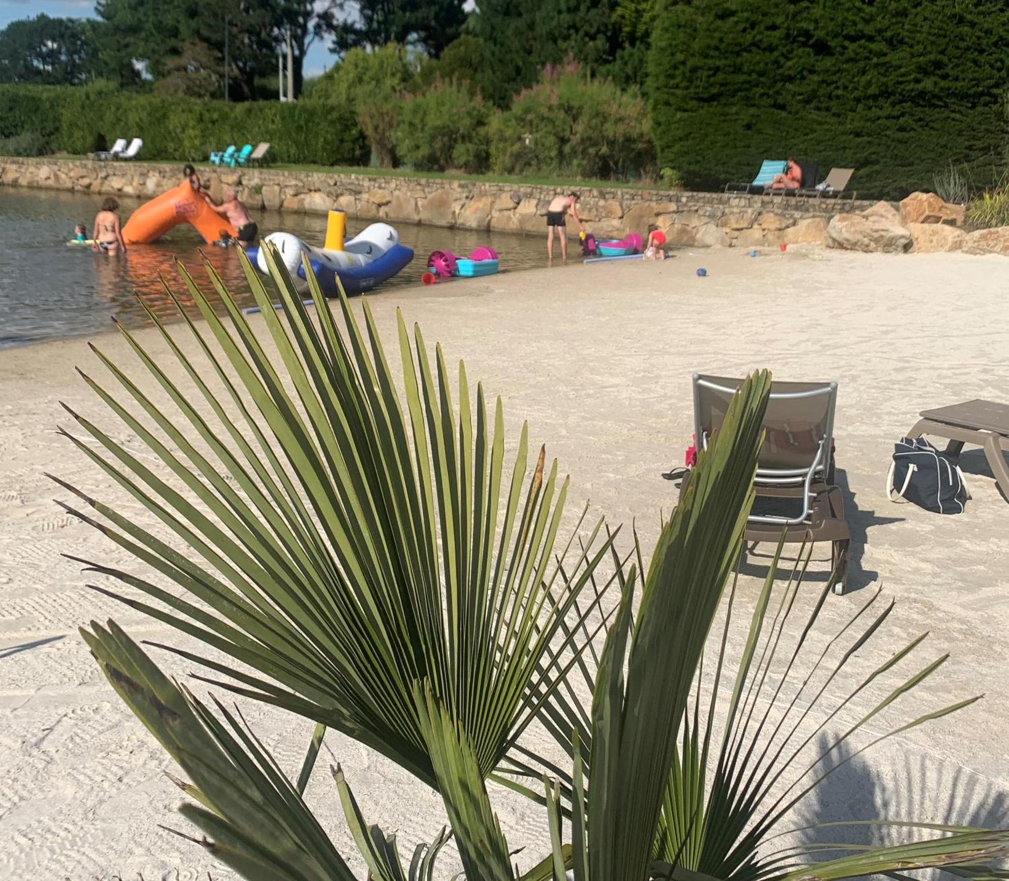 Camping Paradis Le Moulin Des Oies Belz Екстериор снимка