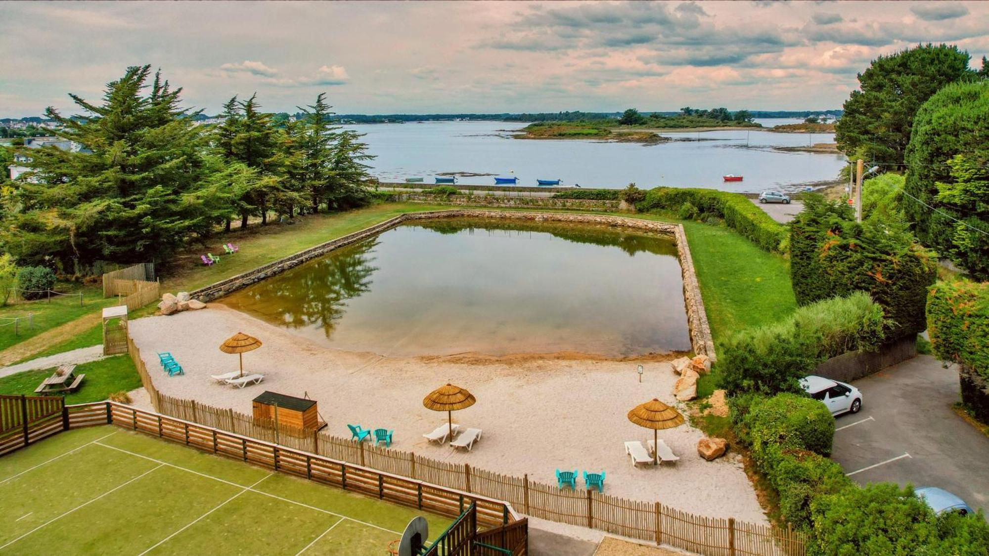 Camping Paradis Le Moulin Des Oies Belz Екстериор снимка